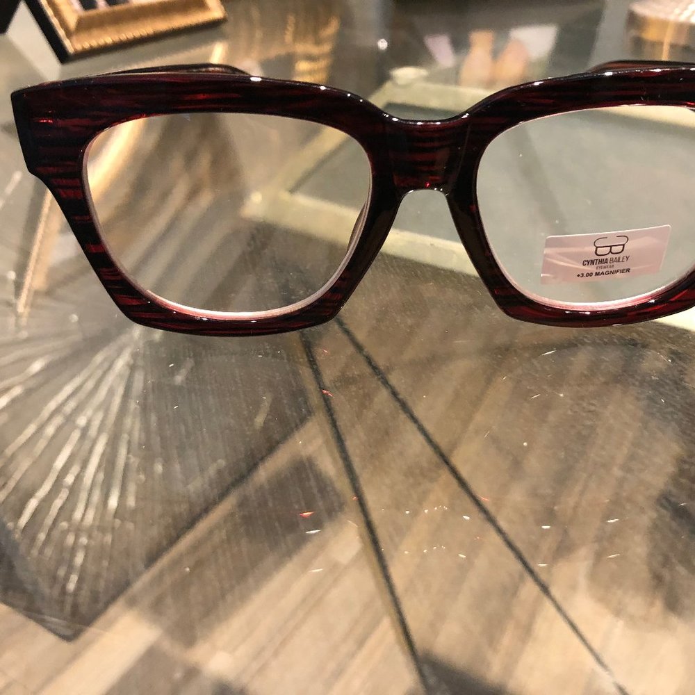 Women's Glasses (+ 3.00 Magnifier) Readers